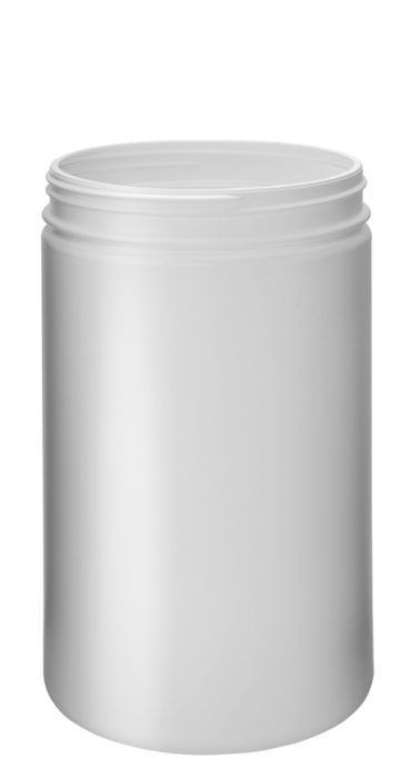 Cylindrical jar 2000ml 120CT HDPE white